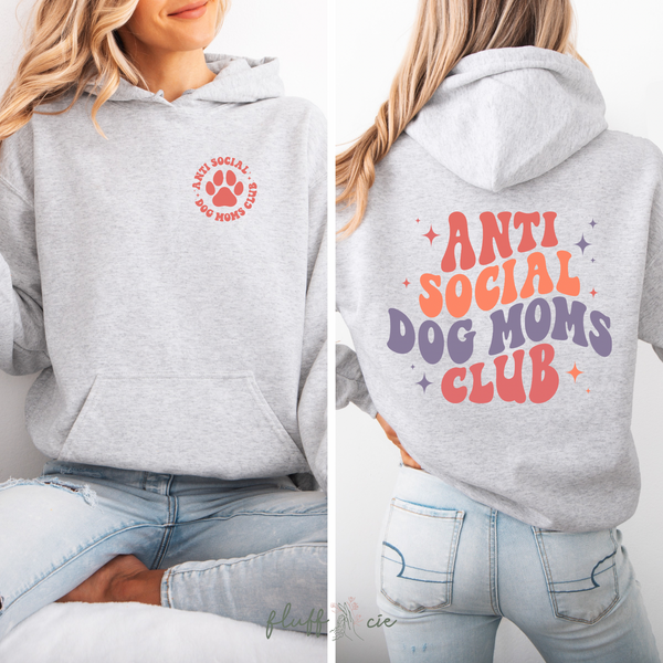 Hoodie - Antisocial Dog Moms Club