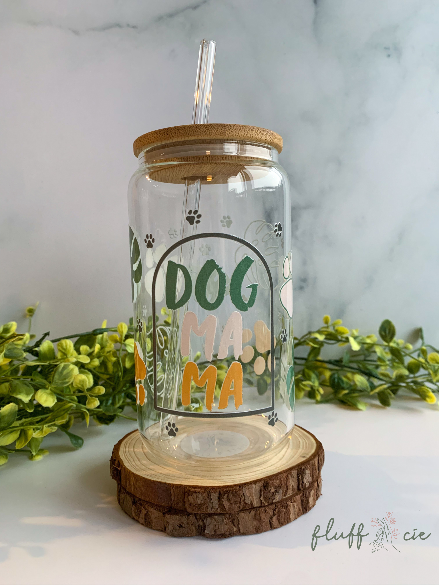 Verre en vitre - Dog Mama