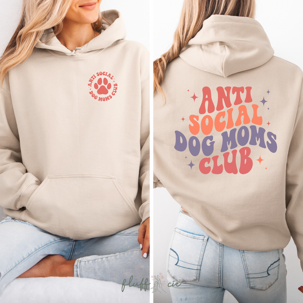 Hoodie - Antisocial Dog Moms Club